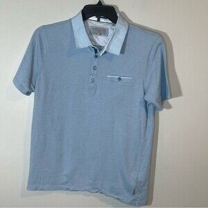 Ted Baker London Derry Modern Slim Fit Polo Shirt in Blue size 4 US L